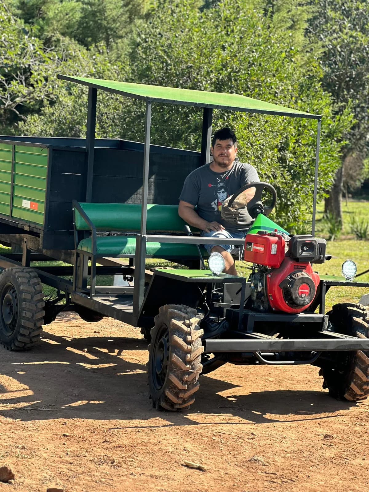 Carreta agrícola diesel 10 hp 4x2